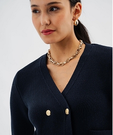 gilet raye a fermeture croisee esprit marin femme[missing] bleu giletsJ998601_2