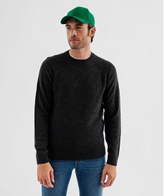 GEMO Pull en laine à manches raglan homme Gris