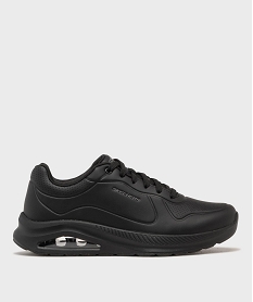 GEMO Baskets unies avec semelle à bulle d’air homme - Skechers noir standard
