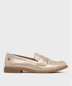 GEMO Mocassins métallisés femme - LuluCastagnette dore