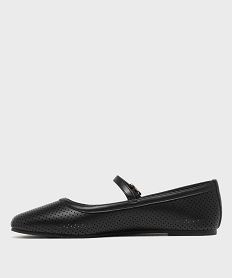 ballerines ajourees avec bride femme - valentina baldano noir standard ballerinesK085701_3