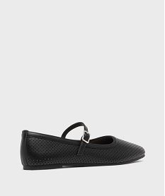 ballerines ajourees avec bride femme - valentina baldano noir standard ballerinesK085701_4