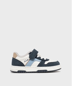 GEMO Baskets tricolores à scratch garçon - LuluCastagnette Bleu