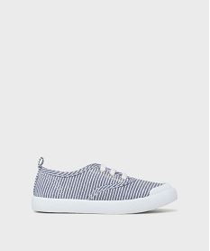 GEMO Tennis en toile à lacets élastiques garçon - 5 Miles Bleu