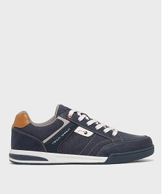 GEMO Baskets en toile denim homme - Urban Steps Bleu