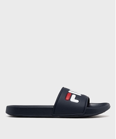 GEMO Mules de piscine à large bride imprimée homme - FILA Bleu