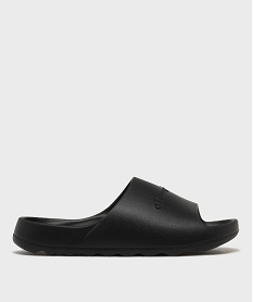GEMO Mules de piscine moulées et unies femme - Champion noir standard