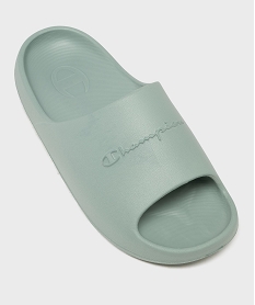 GEMO Mules de piscine moulées et unies femme - Champion Vert