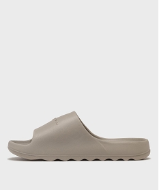 GEMO Mules de piscine moulées et unies homme - Champion Brun