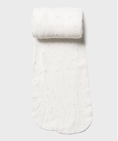 GEMO Collant semi-opaque à motifs pailletés fille blanc standard