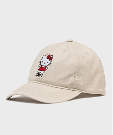 GEMO Casquette baseball imprimée fille - Hello Kitty Beige