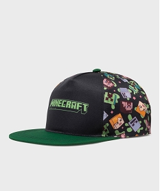 GEMO Casquette motif jeu de construction garçon - Minecraft Vert