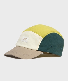 GEMO Casquette multicolore esprit randonnée garçon Vert