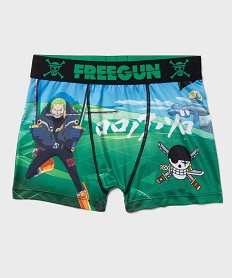 GEMO Boxer garçon à motifs manga One Piece - Freegun Vert