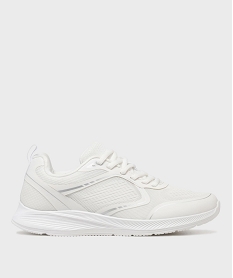 GEMO Baskets running en mesh avec semelle ultra légère femme - 5 Miles blanc standard