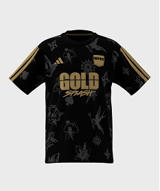 GEMO Tee-shirt manches courtes avec motifs et inscriptions garçon - Adidas x Fortnite noir standard