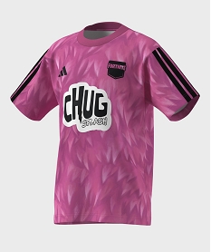 GEMO Tee-shirt manches courtes avec motifs et inscriptions garçon - Adidas x Fortnite Rose