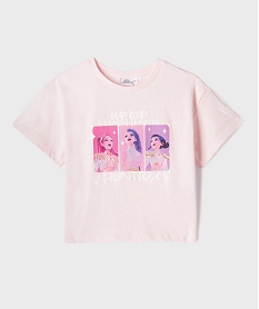 GEMO Tee-shirt manches courtes avec motif Huntrix fille - K-pop Demon Hunters Rose