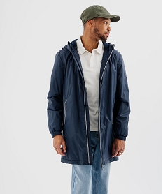 GEMO Coupe-vent déperlant coupe longue homme Bleu