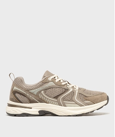 GEMO Baskets running légères en mesh homme - 5 Miles Brun