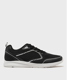 GEMO Baskets de running légères en mesh respirant homme - 5 Miles noir standard