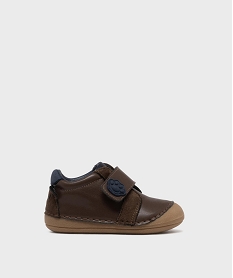GEMO Chaussures de parc à motif ourson bébé garçon - Alma marron standard