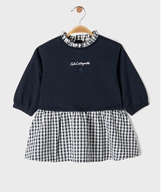GEMO Robe à motif vichy bébé fille - LuluCastagnette Bleu
