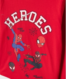 pyjama bicolore a motif spiderman garcon - marvel rouge standardK250201_3