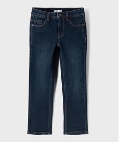 GEMO Jean en toile denim résistante extensible garçon Bleu