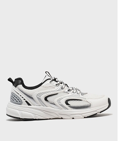 GEMO Baskets de running en mesh femme - 5 Miles blanc standard