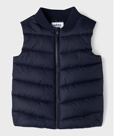 GEMO Doudoune sans manches garçon Bleu