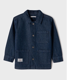 GEMO Veste en jean coupe droite garçon - LuluCastagnette Bleu