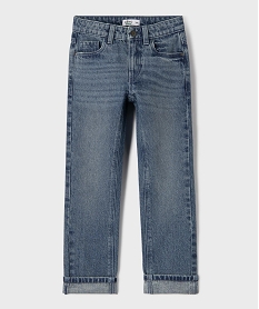GEMO Jean Regular avec taille ajustable garçon Bleu