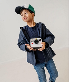 GEMO Imperméable à capuche garçon Bleu