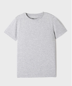GEMO Tee-shirt manches courtes garçon Gris