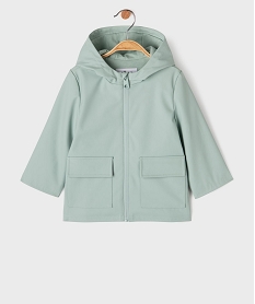 GEMO Veste zippée à capuche en matière déperlante bébé garçon - Les Produits Malins vert standard