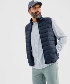 GEMO Doudoune sans manches homme Bleu