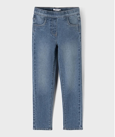GEMO Jegging avec taille ajustable fille bleu standard