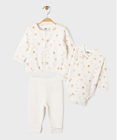 GEMO Ensemble évolutif 3 pièces bébé Beige