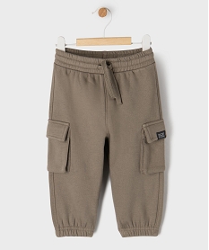 GEMO Jogging cargo en molleton doux bébé garçon Vert