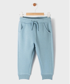 GEMO Pantalon de jogging molletonné bébé garçon bleu standard