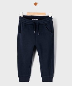 GEMO Pantalon de jogging molletonné bébé garçon Bleu