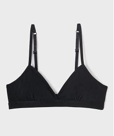 GEMO Soutien-gorge triangle à fines bretelles fille noir standard