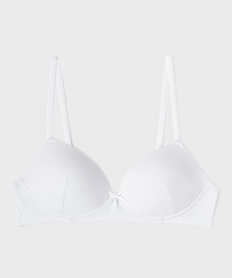 GEMO Soutien-gorge avec bonnets paddés fille blanc vif