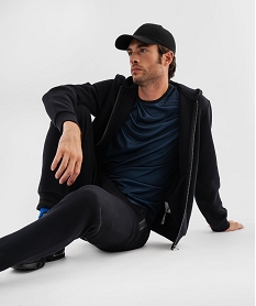 GEMO Pantalon de jogging avec poches zippées homme noir standard