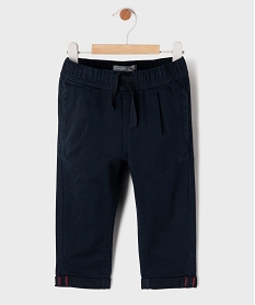 GEMO Pantalon chino avec taille ajustable bébé garçon - LuluCastagnette Bleu