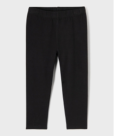 GEMO Legging court corsaire en jersey extensible fille noir standard