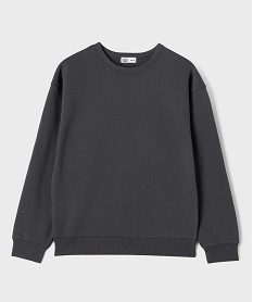 GEMO Sweat en molleton moelleux garçon Gris