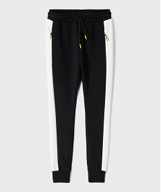 GEMO Pantalon de jogging doux et extensible garçon noir standard