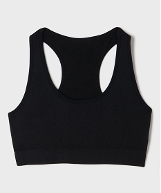 GEMO Brassière à dos nageur fille noir standard